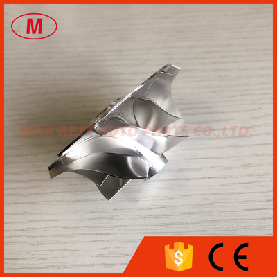 K26 47.42/65.95mm 5326-123-2202 6+6 blades turbo milling/aluminum 2618/billet compressor wheel for 5324-970-7200