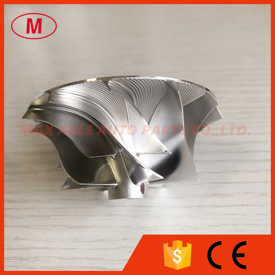 K26 47.42/65.95mm 5326-123-2202 6+6 blades turbo milling/aluminum 2618/billet compressor wheel for 5324-970-7200