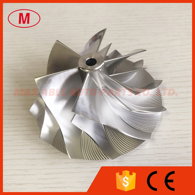GTP38R forward 67.00/88.04mm 6+6 blades high peroformance turbo milling/aluminum 2618/billet compressor wheel