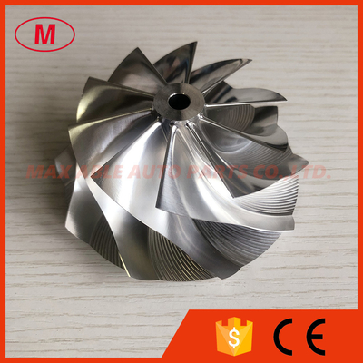 GTW3884R forward 2266-3 67.27/84.40mm 10+0 blades high peroformance turbo milling/aluminum 2618/billet compressor wheel