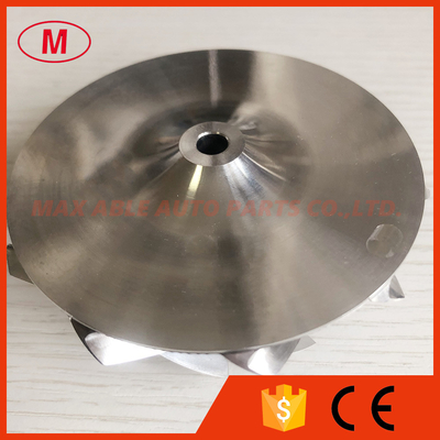 GTW3884R forward 2266-3 67.27/84.40mm 10+0 blades high peroformance turbo milling/aluminum 2618/billet compressor wheel
