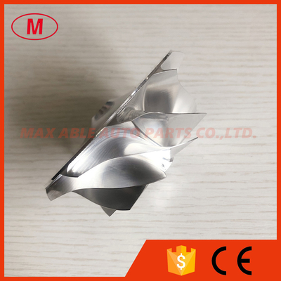 GTW3884R forward 2266-3 67.27/84.40mm 10+0 blades high peroformance turbo milling/aluminum 2618/billet compressor wheel
