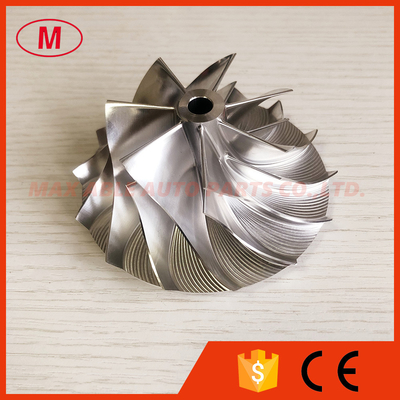 HX40 3599593 56.00/83.03mm 7+7 blades high performance milling/aluminum 2618/billet compressor wheel