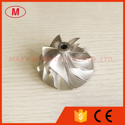 RHF55 CIES 43.15/59.94mm 6+6 blades Turbo milling/aluminum 2618/billet compressor wheel for ISUZU