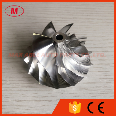RHF55 48.62/65.00mm 7+7 blades high performance aluminum 2618/Billet compressor wheel isuzu
