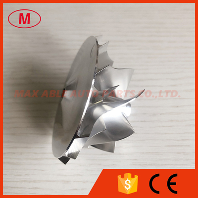 RHF55 48.62/65.00mm 7+7 blades high performance aluminum 2618/Billet compressor wheel isuzu