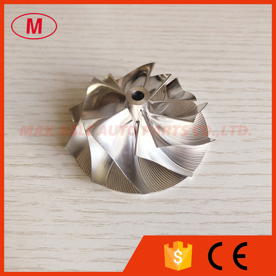 HT10 46.50/61.40mm 5+5 blades high performance milling/aluminum 2618/Billet compressor wheel