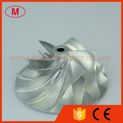 GT3037 reverse 6+6 blades 57.04/76.13mm point milling turbo milling/aluminum 2618/billet compressor wheel .