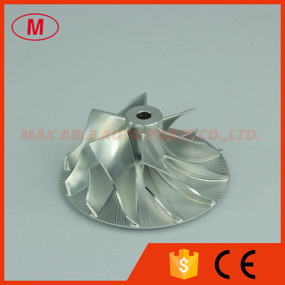 HE221W 4040574 43.45/61.00mm 6+6 blades Point milling turbo milling/aluminum 2618/billet compressor wheel for HMFP