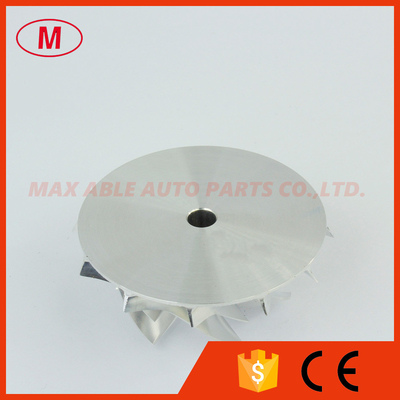 GT14 433287-0004 32.90/44.00mm 6+6 blades turbo milling /aluminum 2618/billet compressor wheel for 454064-0001/02