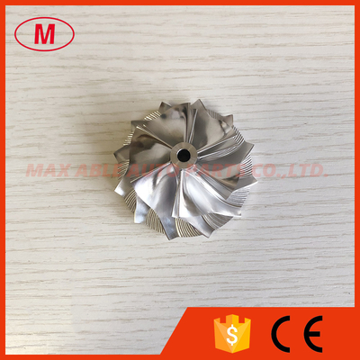 K04 43.03/56.08mm 5306-123-2007 6+6 blades high performance milling/aluminum 2618/billet compressor wheel