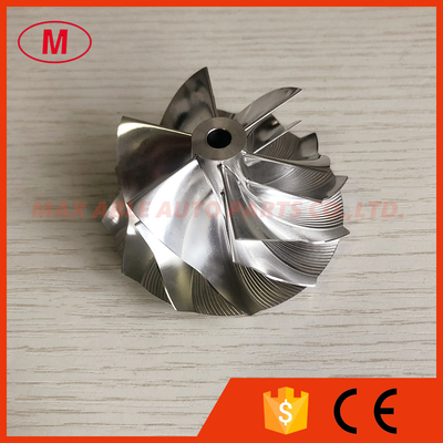 S100-EFR 53.90/67.00mm 1167-123-2000 6+6 blades performance  Billet/milling/Aluminum 2618 compressor wheel for EFR6758