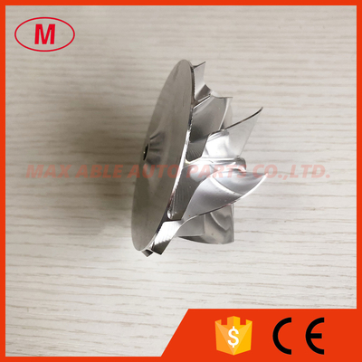 S100-EFR 53.90/67.00mm 1167-123-2000 6+6 blades performance  Billet/milling/Aluminum 2618 compressor wheel for EFR6758