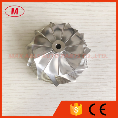 GT15-25 53.11/70.98mm 11+0 blades turbo milling/aluminum 2618/billet compressor wheel