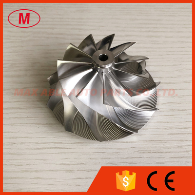 GT15-25 53.11/70.98mm 11+0 blades turbo milling/aluminum 2618/billet compressor wheel