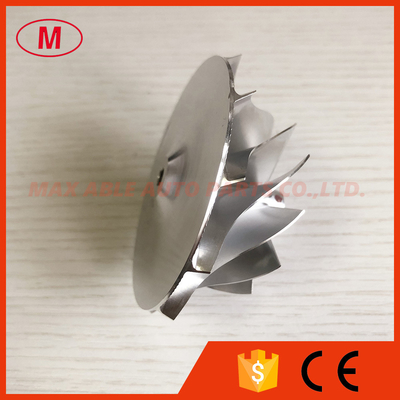 GT15-25 53.11/70.98mm 11+0 blades turbo milling/aluminum 2618/billet compressor wheel