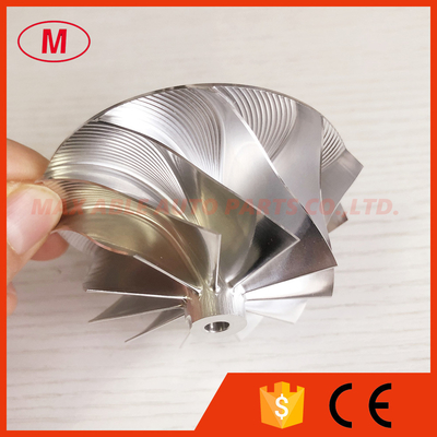 GT15-25 53.11/70.98mm 11+0 blades turbo milling/aluminum 2618/billet compressor wheel