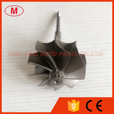 GTB25 49.12/51.38mm 9 blades journal bearing turbo wheel/turbine shaft&wheel R9