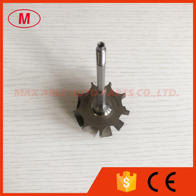 GTB25 49.12/51.38mm 9 blades journal bearing turbo wheel/turbine shaft&wheel R9