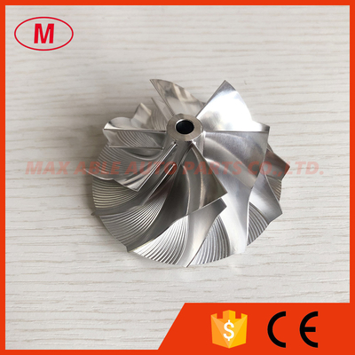 B03G reverse 51.00/68.00mm 6+6 blades high performance turbo milling/aluminum 2618/billet compressor wheel