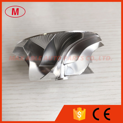 B03G reverse 51.00/68.00mm 6+6 blades high performance turbo milling/aluminum 2618/billet compressor wheel