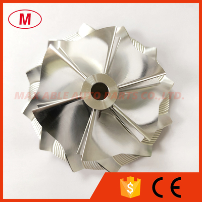 RHG6 60.65/82.05mm 6+6 blades high performance turbo milling/aluminum 2618/BILLET compressor wheel Chevy 6.6L