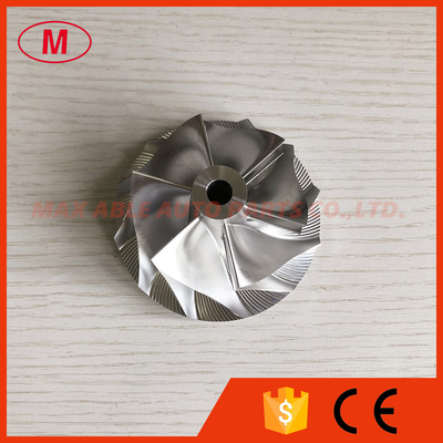 RHE6 NH364606 56.30/75.06mm 6+6 blades turbo milling/Aluminum 2618/billet compressor wheel for MYAY/MYBH/MYCP/MYCQ/MYEV