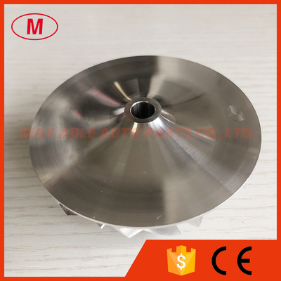 RHE6 NH364606 56.30/75.06mm 6+6 blades turbo milling/Aluminum 2618/billet compressor wheel for MYAY/MYBH/MYCP/MYCQ/MYEV