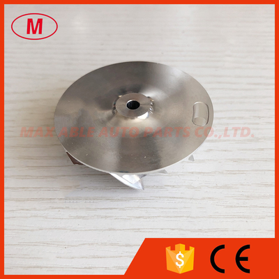 K04 5304-123-2015 41.85/56.08mm 4+4 blades turbocharger aluminum 2618/milling/billet compressor wheel for 5304-970-0020