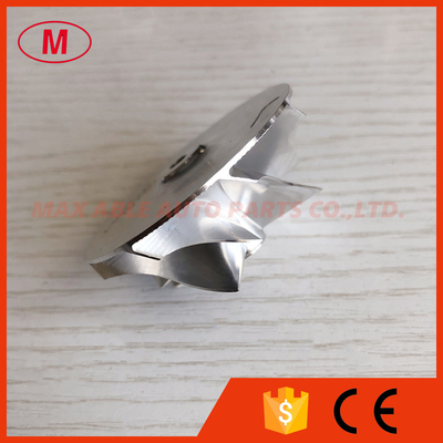 K04 5304-123-2015 41.85/56.08mm 4+4 blades turbocharger aluminum 2618/milling/billet compressor wheel for 5304-970-0020