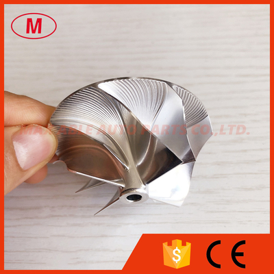 K04 5304-123-2015 41.85/56.08mm 4+4 blades turbocharger aluminum 2618/milling/billet compressor wheel for 5304-970-0020