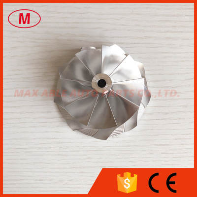 GT30 reverse 61.75/76.60mm 9+0 blades point milling turbocharger milling/aluminum 2618/billet compressor wheel