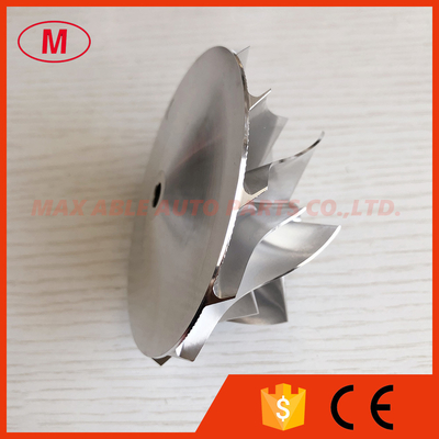 HX40 62.45/85.98mm 6+6 blades high performance turbocharger milling/aluminum 2618/billet compressor wheel