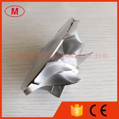 HX40 62.45/85.98mm 6+6 blades high performance turbocharger milling/aluminum 2618/billet compressor wheel
