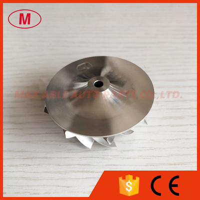 GT12 36.35/49.00mm 9+0blades high performance Turbo milling/aluminum 2618/billet compressor wheel