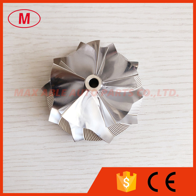RHF55 57.00/73.04mm 5+5 blades high performance turbo aluminum 2618/milling/billet compressor wheel