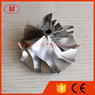 RHF55 57.00/73.04mm 5+5 blades high performance turbo aluminum 2618/milling/billet compressor wheel