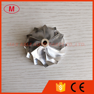 CT12 6+6 blades 43.08/58.03mm 17291-67010 high performance turbocharger milling/aluminum 2618/billet compressor wheel