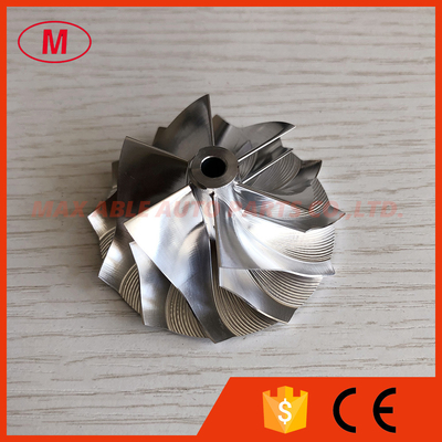 CT12 6+6 blades 43.08/58.03mm 17291-67010 high performance turbocharger milling/aluminum 2618/billet compressor wheel