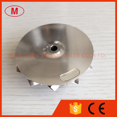 CT12 6+6 blades 43.08/58.03mm 17291-67010 high performance turbocharger milling/aluminum 2618/billet compressor wheel