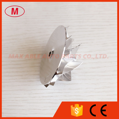 CT12 6+6 blades 43.08/58.03mm 17291-67010 high performance turbocharger milling/aluminum 2618/billet compressor wheel