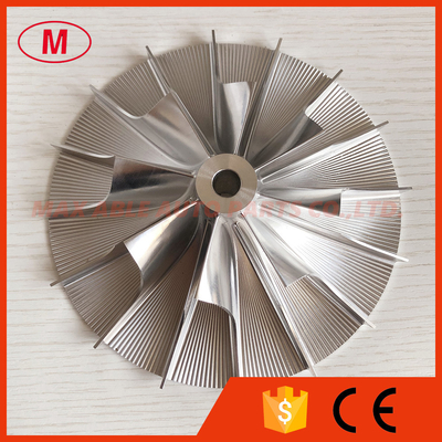 Supercharger 8+8 blades 82.76/145.90mm high performance turbo/milling/aluminum 2618/billet compressor wheel