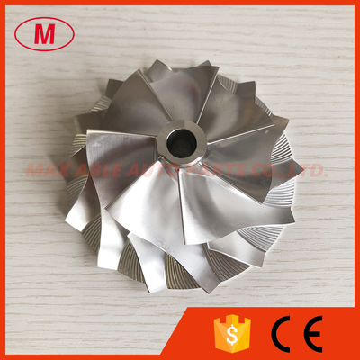69.00/99.01mm 7+7blades high performance turbo Turbocharger milling/aluminum 2618/billet compressor wheel