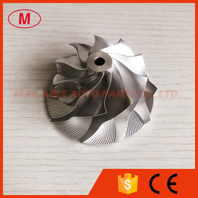 RHF5 reverse 51.00/66.00mm 10+0 blades Point Milling, Snake Curve Turbocharger aluminum 2618/billet compressor wheel