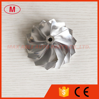 B03G reverse 7+7 blades 59.00/76.00mm High performance Turbo milling/aluminum 2618/billet compressor wheel