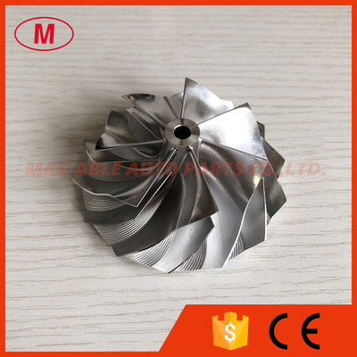 B03G reverse 7+7 blades 59.00/76.00mm High performance Turbo milling/aluminum 2618/billet compressor wheel