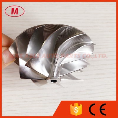 B03G reverse 7+7 blades 59.00/76.00mm High performance Turbo milling/aluminum 2618/billet compressor wheel