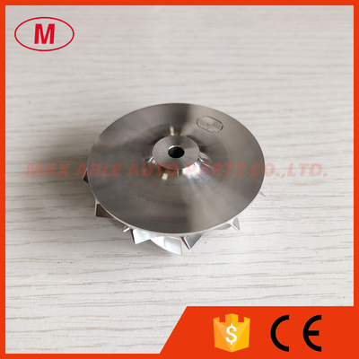 KP39 35.57/46.00mm 6+6blades high performance Turbo milling/aluminum 2618/billet compressor wheel