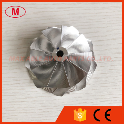 G30-900 reverse 884901/33478 61.75/76.60mm 9+0 Blades point milling turbo aluminum 2618/Milling/billet compressor wheel