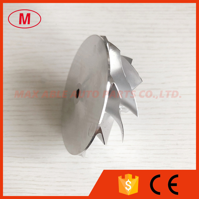 G30-900 reverse 884901/33478 61.75/76.60mm 9+0 Blades point milling turbo aluminum 2618/Milling/billet compressor wheel